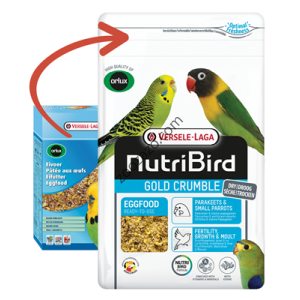 Eggfood Dry Small Parakeets - Суха яйчна храна за вълнисти папагали и други малки папагали 1 кг.